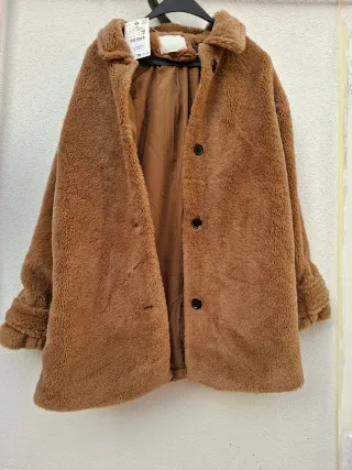 Abrigo ZARA Marrón Talla Única Nuevo