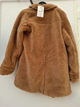 Abrigo ZARA Marrón Talla Única Nuevo