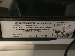 Tocadiscos Pioneer PL-X340 Automático