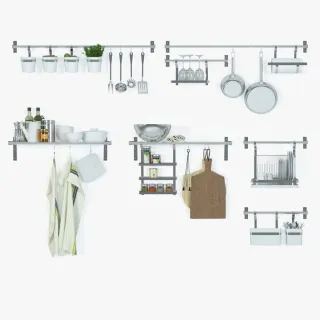 Escurridor y accesorios acero inoxidable