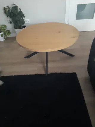 Mesa de centro madera y metal