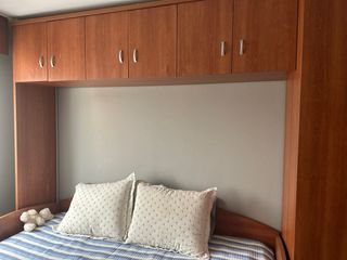 Habitación madera con cama nido 90