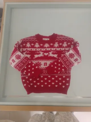 Jersey Navidad Rojo T. 8