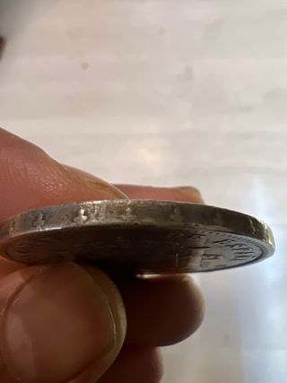 Moneda PLATA 5 Pesetas 1877. ALFONSO XII