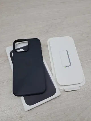 Funda Silicona Apple MagSafe iPhone Negra