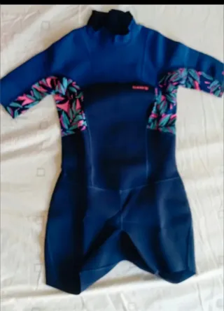 Neopreno azul estampado