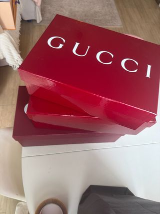 3 Cajas Gucci Rojas