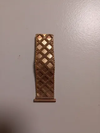 Correas de reloj vintage doradas