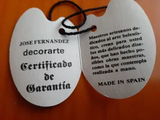 Pesebre artesanal José Fernández