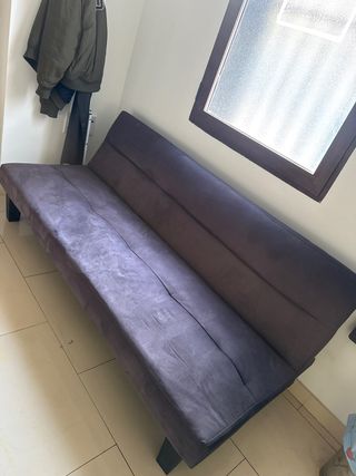 Sofá Cama Gris Oscuro