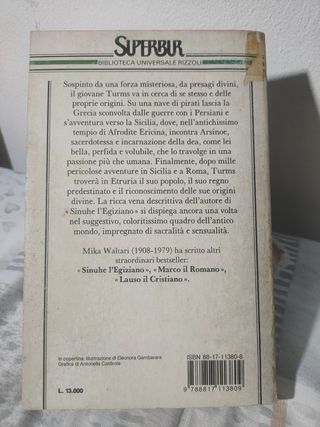 Turms l'Etrusco-Mika Waltari-Prima Edizione 1990