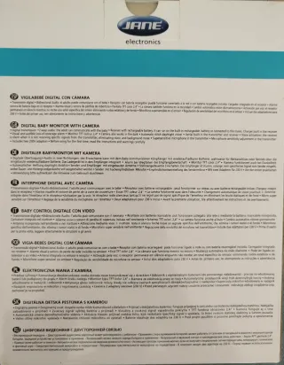 Vigilabebés Jane 2,4" Digital