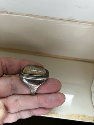 Anillo Plata Piedra solar