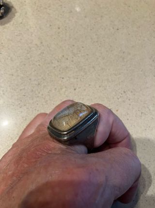 Anillo Plata Piedra solar