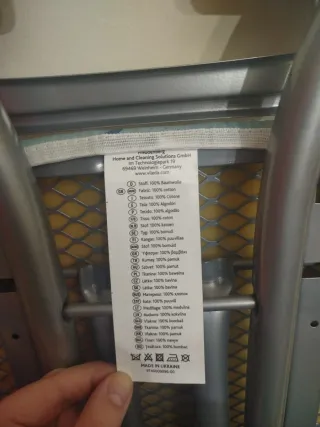 Tabla de planchar Vileda con soporte