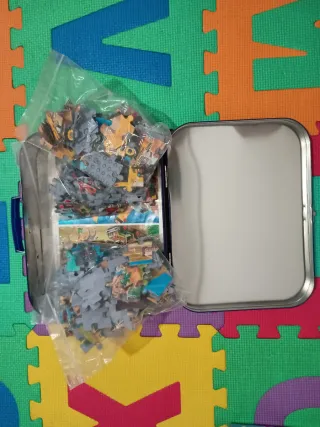 Lata de Puzzles Playmobil 4