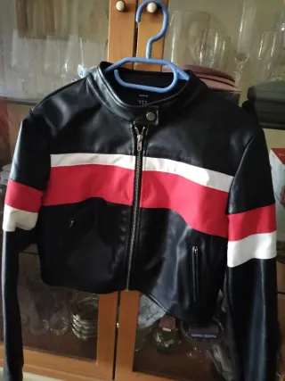 Chaqueta Polipiel Motera Talla M