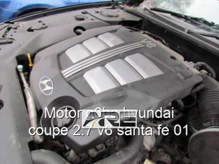 Motor g6ba hyundai coupe 2.7 v6 santa fe 0
