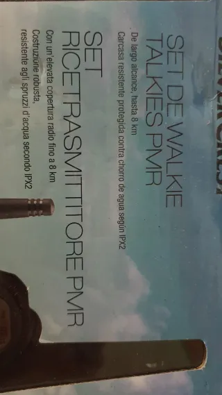 Set 2 Walkie Talkies SilverCrest PMR SFG 8000 B1