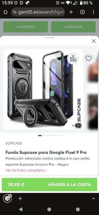 Google Pixel 9 Pro XL, Fundas y Cable