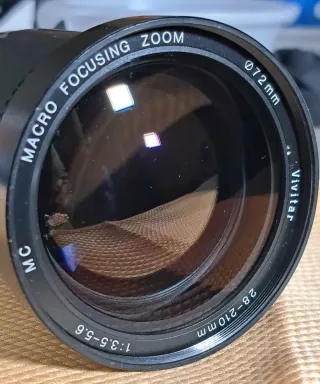 Objetivo Vivitar 28-210mm Macro Zoom Lens