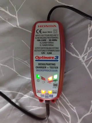 Cargador Mantenimiento Honda Optimate 3