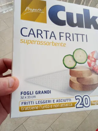 Cuki Carta Fritti - 20 fogli