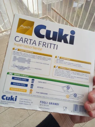 Cuki Carta Fritti - 20 fogli