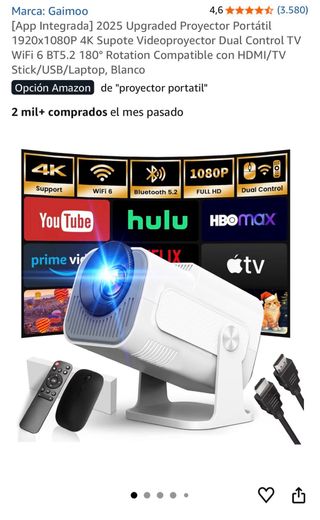 Proyector portátil Gaimoo GM300