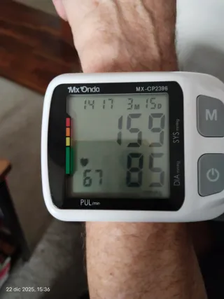 Tensiometro de muñeca Mx Onda