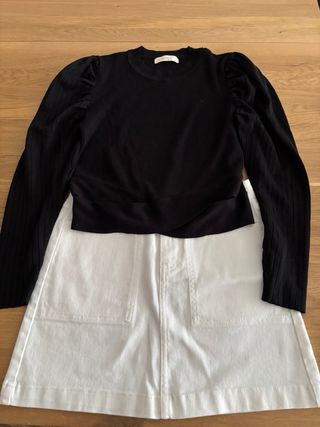 Falda vaquera blanca DESIRES