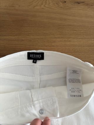 Falda vaquera blanca DESIRES