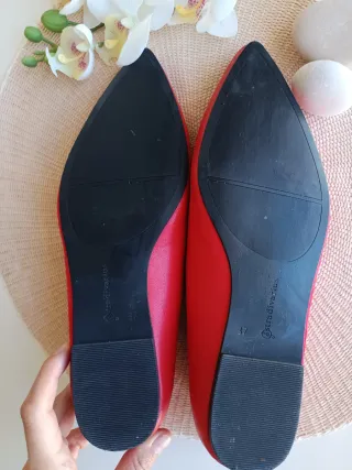 Bailarinas Stradivarius rojos 37