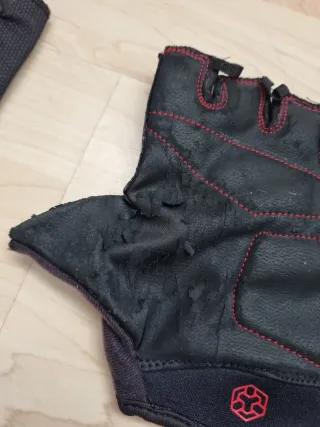 Guantes Gimnasio Sin Dedos Negros