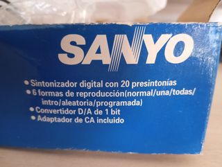 Reproductor CD Sanyo Portátil