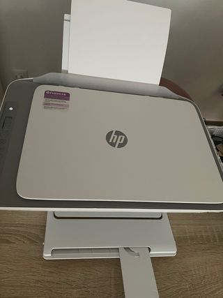 Impresora HP Gris y Blanca