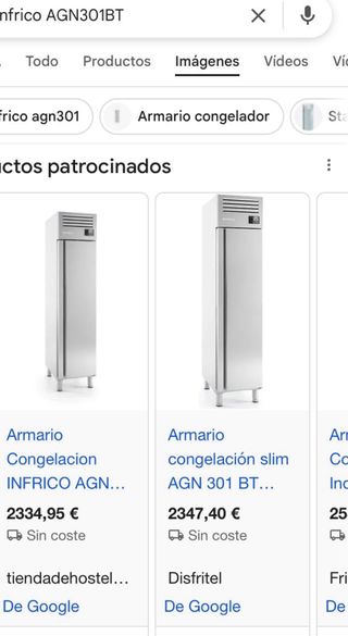 congelador profesional industrial