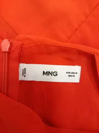 Mono largo naranja mujer