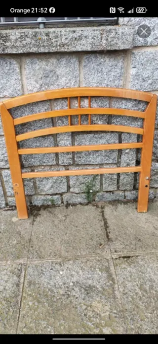 Cabecero de madera de 90