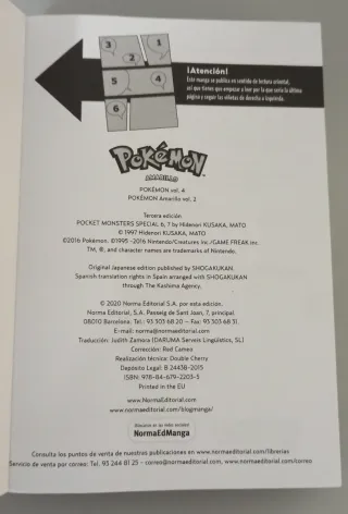 POKÉMON 4: AMARILLO 02 (Spanish Edition)