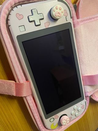 Nintendo Switch Lite Rosa/Gris Casi Nueva