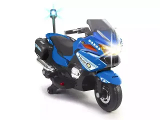 Moto Policía Infantil Feber 12V con Luces, Sonido y Pedaleo