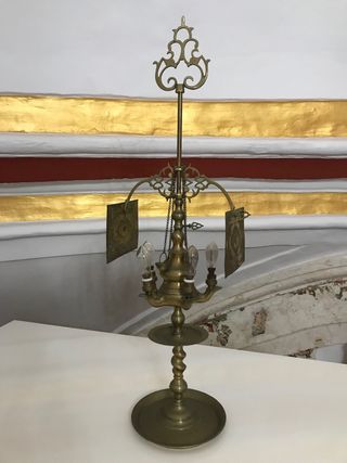 Lámpara Velador y Tocadiscos Gramola