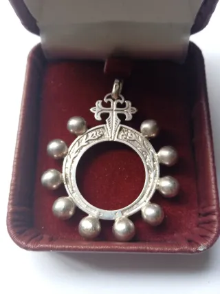 Rosario anillo de plata