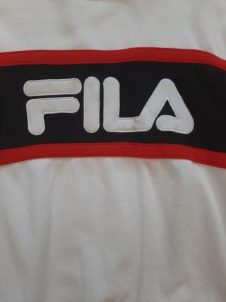 Sudadera Fila Blanca con Logo