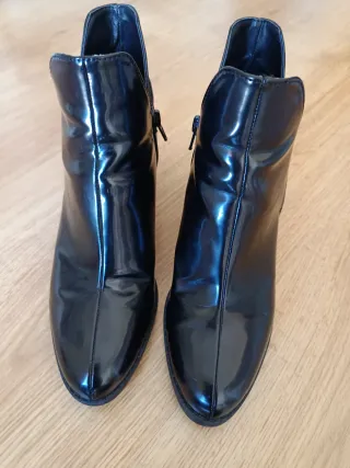 Botines Zara Talla 37 Charol