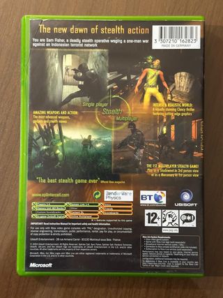 Splinter Cell Pandora Tomorrow Xbox