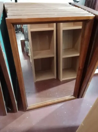Espejo Grande Vintage Madera