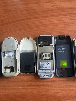 Lote 5 Móviles Alcatel, Nokia, Siemens antiguos
