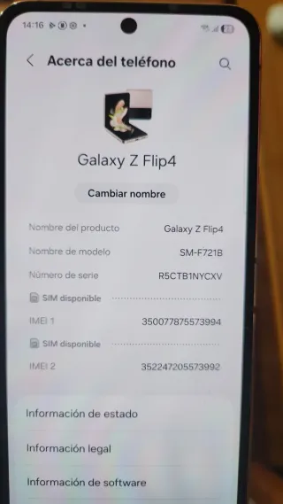 Samsung Z Flip 4 Rose Gold, nuovo